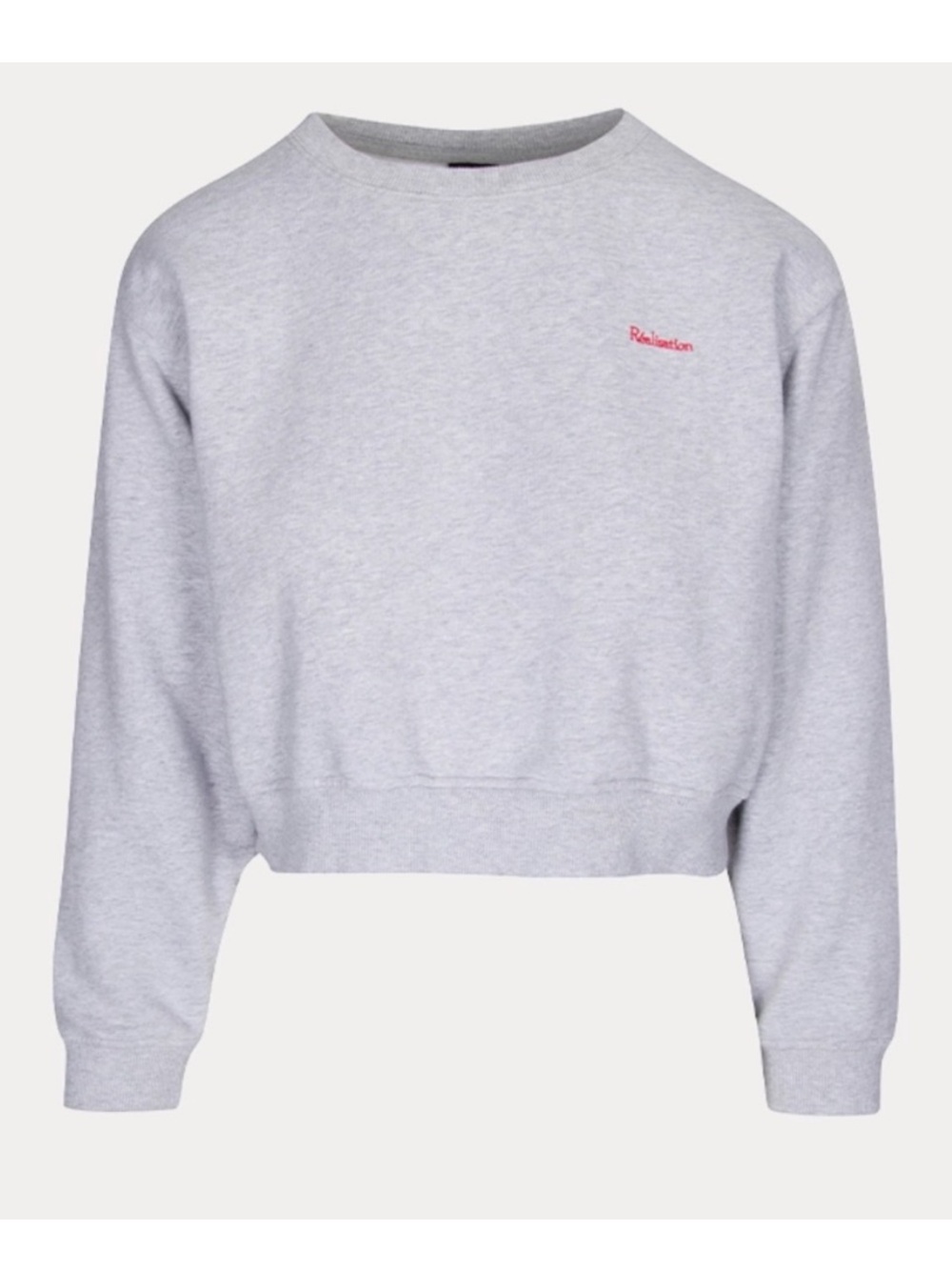 Realisation Par Gray Crew Neck Sweatshirt